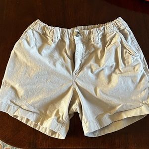 Khaki chubbies, 5.5 inseam, small